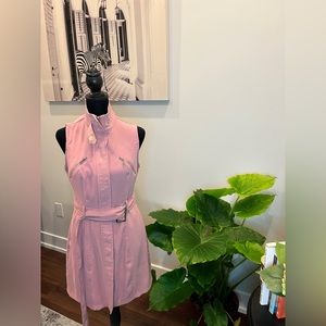 Mauve Moto Dress